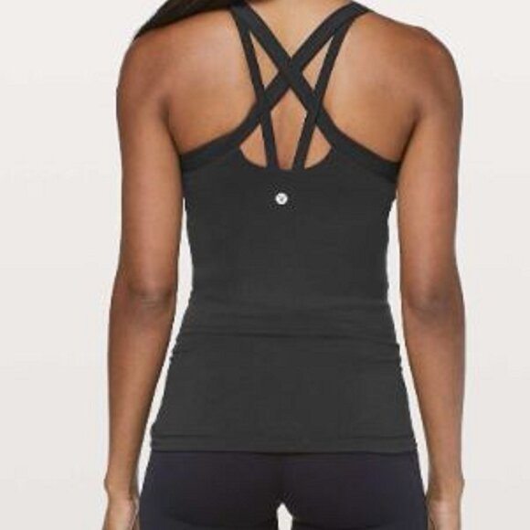 Women's Lululemon Rally Your Heart Tank Size 4 Black - Picture 1 of 12